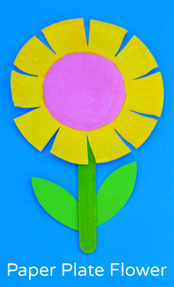Colorful paper plate sunflowers crafted by kids, showcasing improved scissor skills and creativity.