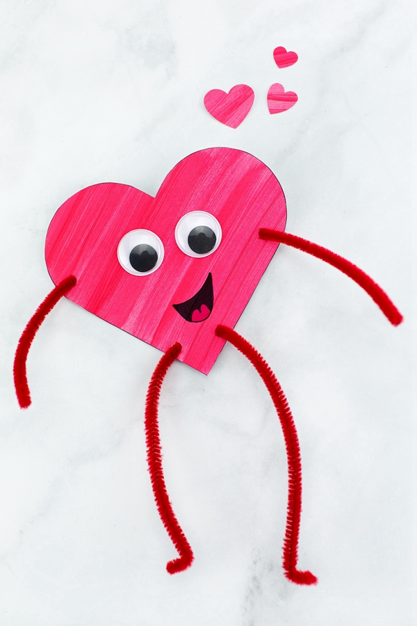 Heart Buddies Valentine's Day Craft for Kids
